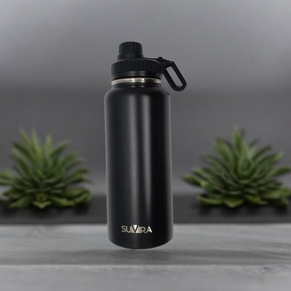 SUVIRA 32 oz Insulated Stainless Steel Sports Water Bottle - Picture 3 of 16
